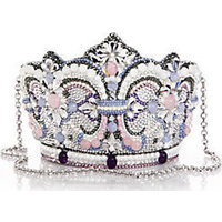 Judith Leiber Embellished Crown Clutch photo